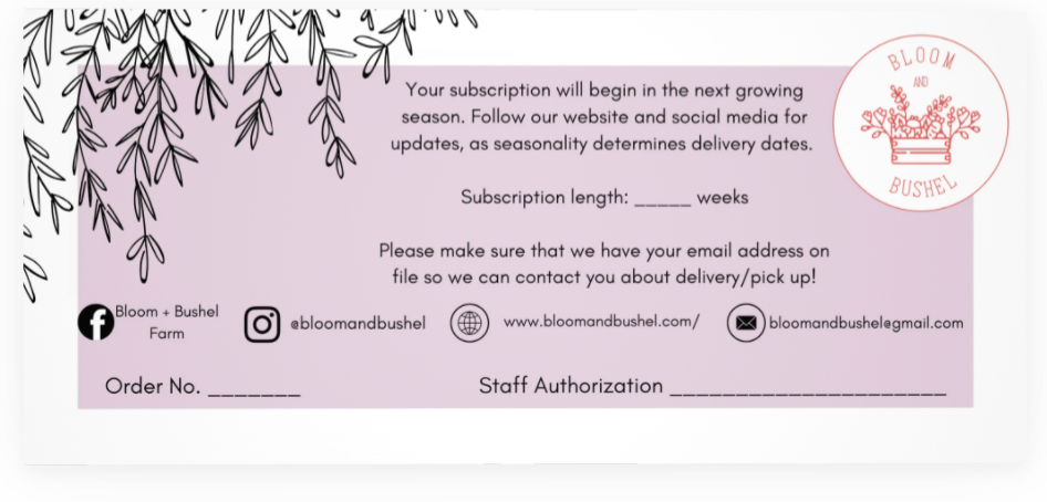 Flower Subscriptions